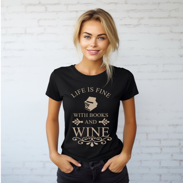 T-shirt citation amusante pour les livres et les amateurs  (Créateur téléchargé)