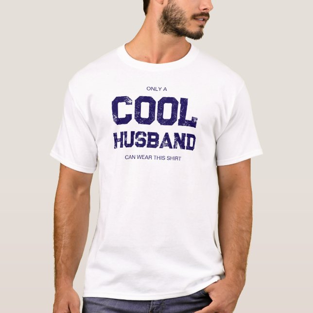 T-shirt Citation amusante Typographie bleue Humour Cool Ma (Devant)