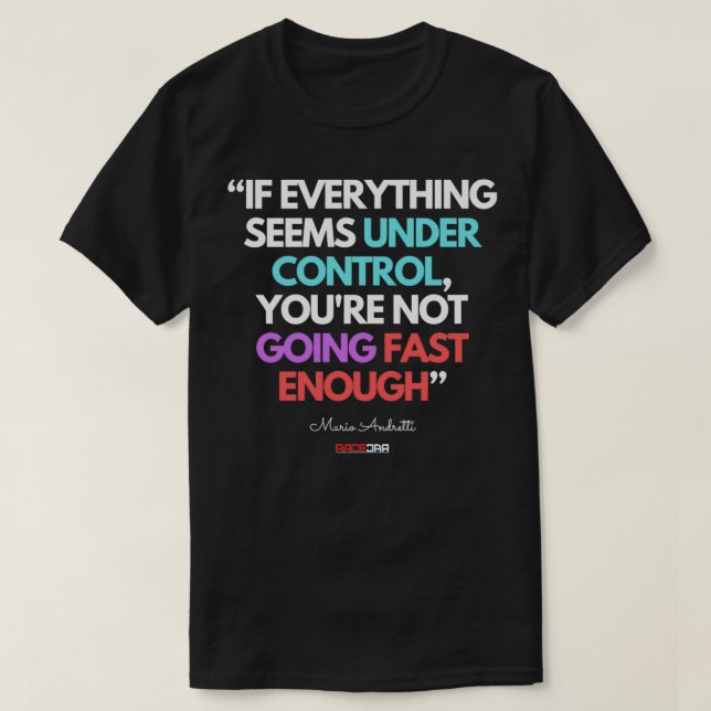 T-shirt Citation ANDRETTI (Design devant)