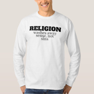 T-shirt citation anti-religion drôle