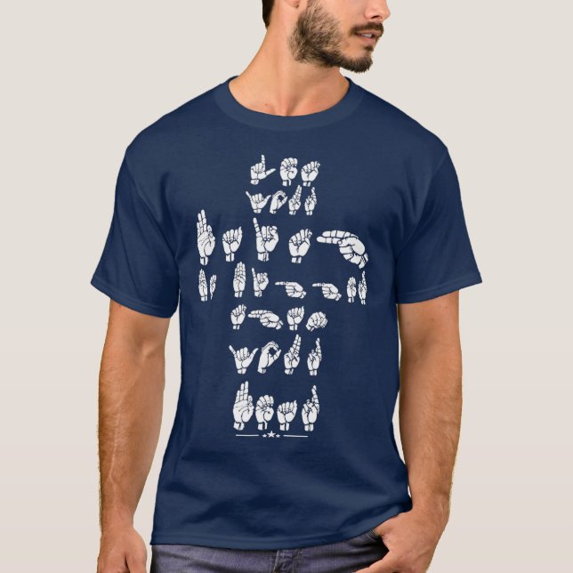 T-shirt Citation ASL Laissez Votre Foi Être Plus Grande Qu (Devant)
