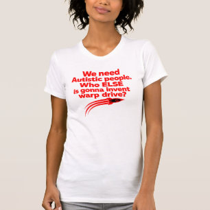 T-Shirt Citation Autisme Star Trek