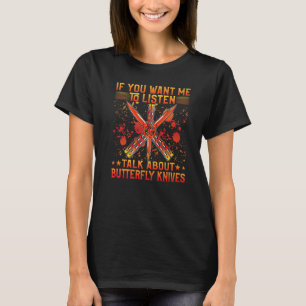 T-shirt Citation Balisong de couteau papillon 31