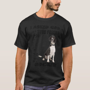 T-shirt Citation Bocker Maman Papa Costume Beagle Cocker S