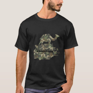 T-shirt Citation Camelflage Camel Dromedt Dessert Animal