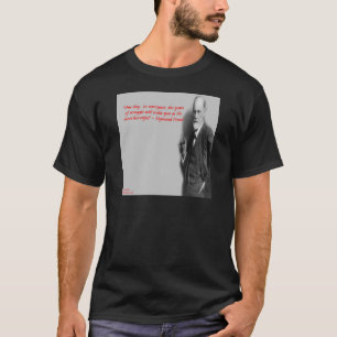 T-shirt Citation célèbre "Lutte" de Sigmund Freud