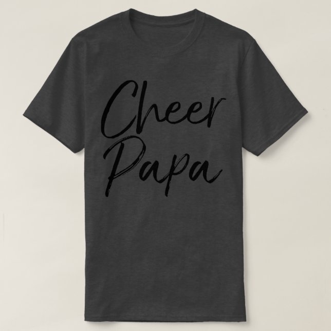 T-shirt Citation Cheer Papa Cheerled (Design devant)