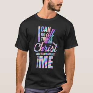 T-shirt Citation chrétienne La Bible Verse Renforcement Re