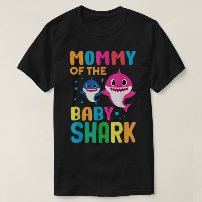 T-shirt Citation d'anniversaire de requin drôle B day Mama (Design devant)