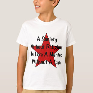 T-shirt Citation d'Anti-Religion