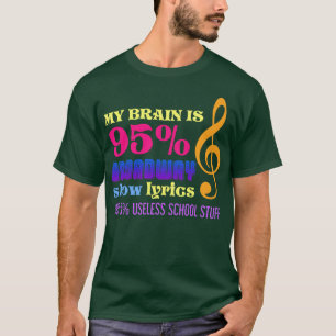 T-shirt Citation d'artiste amusant Théâtre Broadway