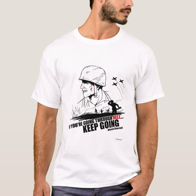 T-shirt Citation de 2ÈME GUERRE MONDIALE (Devant)