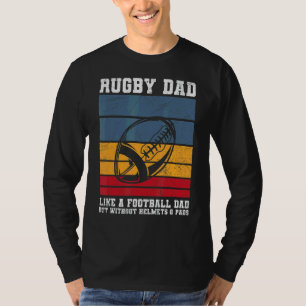 T-shirt Citation De Bal De Rugby Pour Un Père De Rugby