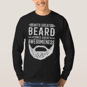 T-shirt Citation De Barbe Avec Grande Barbe Vient Grand Aw