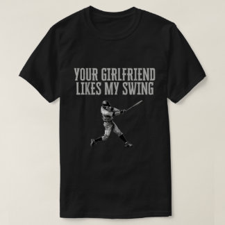 T-shirt Citation De Baseball Votre Petite Aime Ma Chaîne