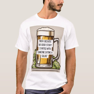 T-shirt Citation de bière