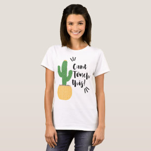 T-shirt Citation de cactus mignon
