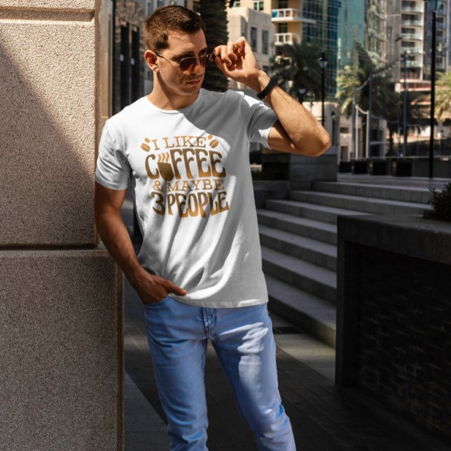 T-shirt Citation de café amusante (Créateur téléchargé)