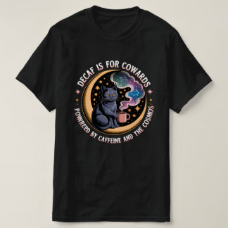 T-shirt Citation de caféine cosmique amusante