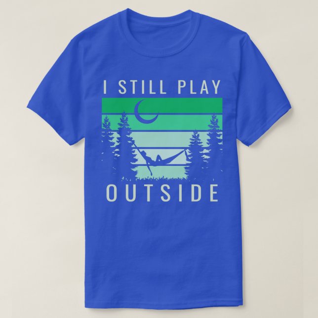T-shirt Citation de camping cadeau de vacances (Design devant)