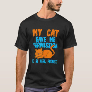 T-shirt Citation de chat drôle disant propriétaire de chat