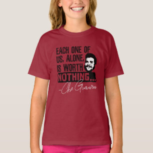 T-shirt Citation De Che Guevara - Chacune Ne Vaut Rien