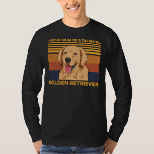T-shirt Citation De Chiens Pour Une Mère De Retriever D'Or