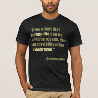 T-shirt Citation de Chris McCandless