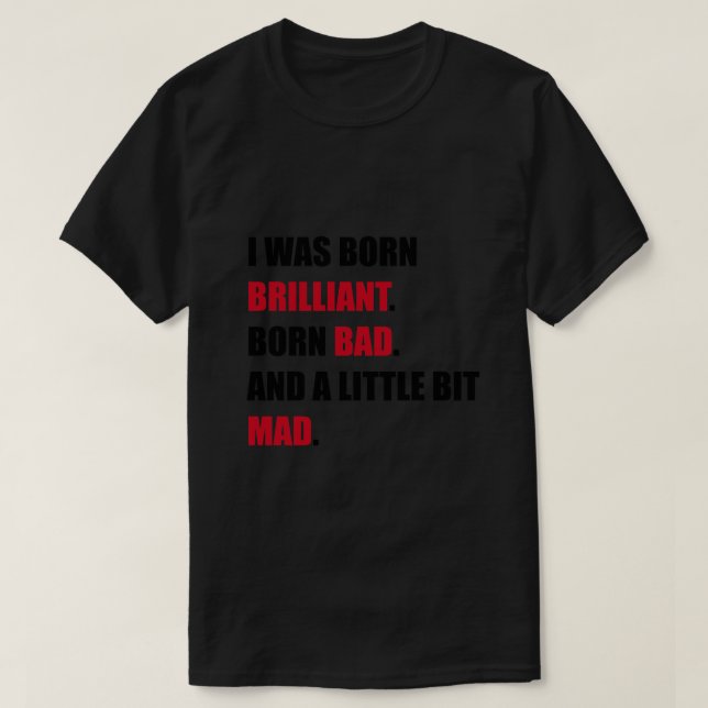 T-shirt Citation de cinéma Cruella (Design devant)