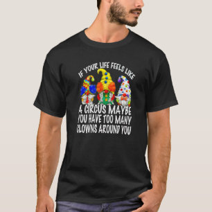 T-shirt Citation De Clown Thématique Cirque Pour Femmes Sa