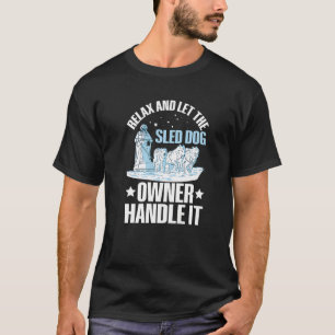 T-shirt Citation de course de chiens de traîneau pour un c