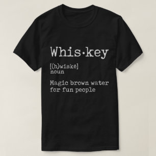 T-shirt Citation de définition de Whiskey drôle Design