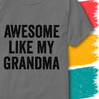 T-shirt Citation de Famille Drôle Vintage Génial Comme Ma 