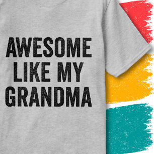 T-shirt Citation de Famille Drôle Vintage Génial Comme Ma