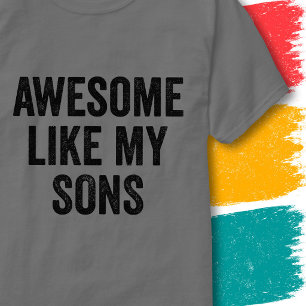 T-shirt Citation de Famille Drôle Vintage Génial Comme Mes