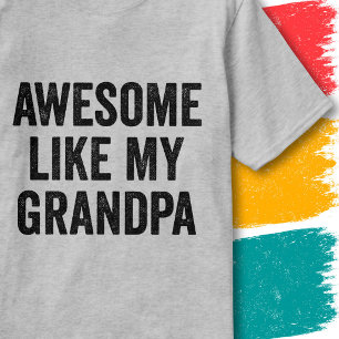 T-shirt Citation de Famille Drôle Vintage Génial Comme Mon
