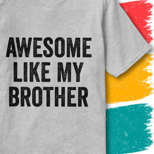 T-shirt Citation de Famille Drôle Vintage Génial Comme Mon