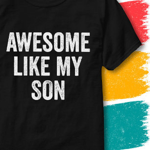 T-shirt Citation de famille drôle vintage génial comme mon