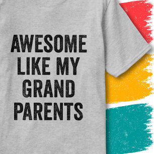T-shirt Citation de famille vintage génial comme mes grand
