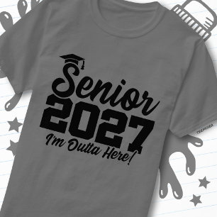 T-shirt Citation de fin de scolarité - Promotion 2027