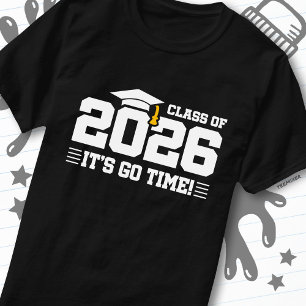 T-shirt Citation de fin d'études 2026 C'est parti Drôle