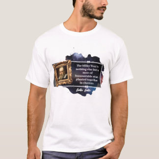 T-shirt Citation de Galileo Galilei