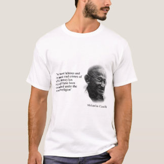 T-shirt Citation de Gandhi