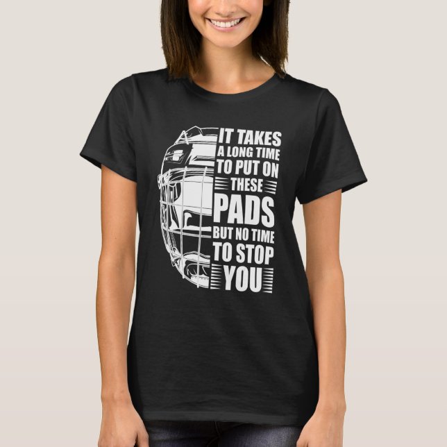 T-shirt Citation de gardien de but de hockey sur gazon de  (Devant)
