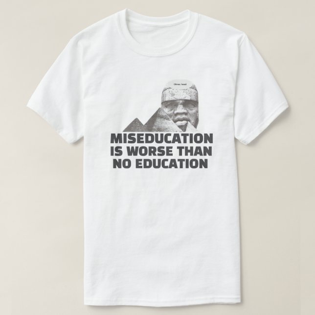 T-shirt Citation de grandeur afrocentrique (Design devant)