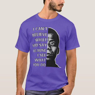 T-shirt Citation de James Baldwin Je ne peux pas croire ce