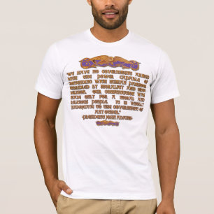 T-shirt Citation de John Adams : Un peuple moral et
