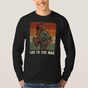 T-shirt Citation de joueur de crosse premium Lax To The Ma