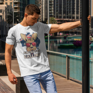 T-shirt Citation de Kangaroo australienne