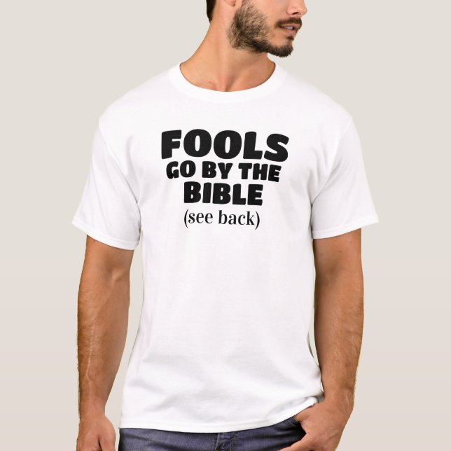 T-shirt citation de la bible chrétienne (Devant)